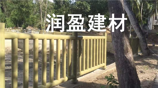 铝合金防火竹子护栏