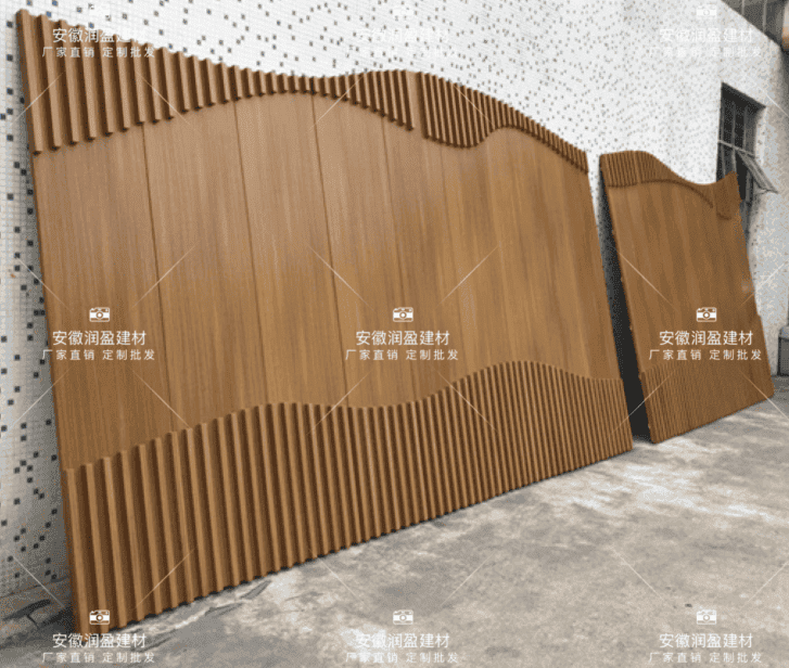 仿木纹铝单板-环保路上怎么能少了它【润盈】